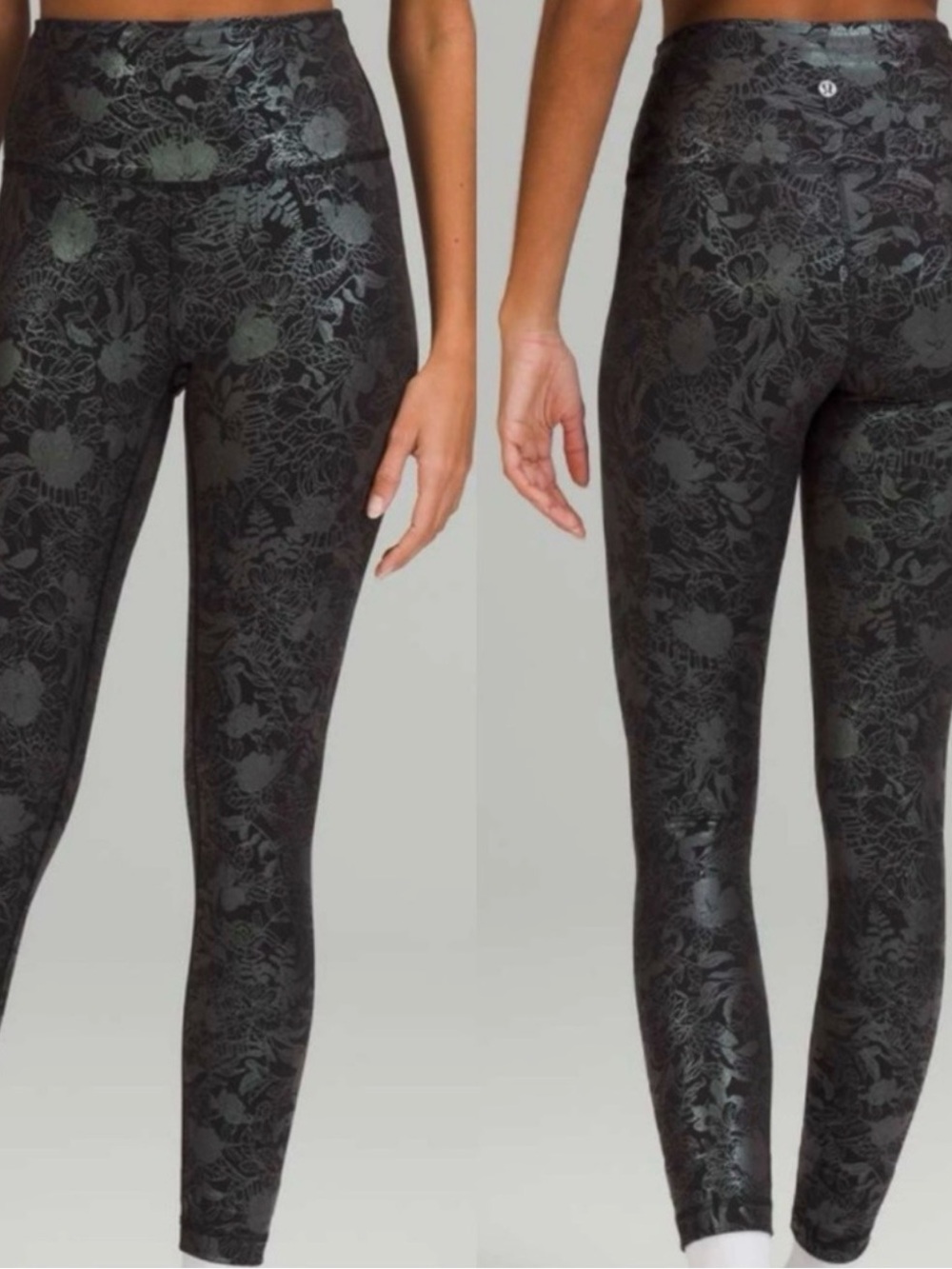 Athleta Wunder Train High-Rise Tight 25” Foil Leggings